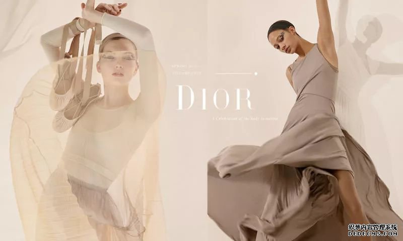 镜头下曼妙舞动的身姿:Dior 释出2019春夏服装系列广告