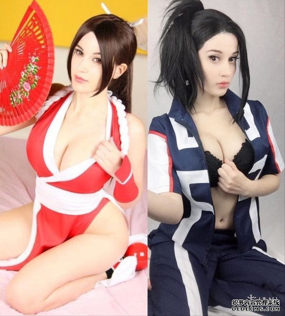 双峰傲人 火辣诱惑！意大利美女Coser性感美图！